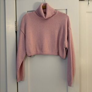 Mango Soft Pink Knit Sweater